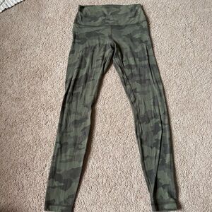 Lululemon Align Pant 28" Heritage 365 Camo Green Twill Multi 8